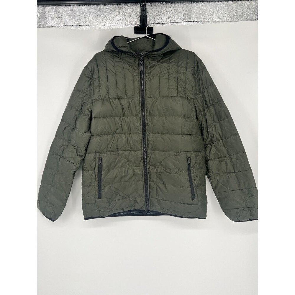 Men’s Pendleton Genesse Reversible Down Jacket Pueblo Dwelling Green Size Large